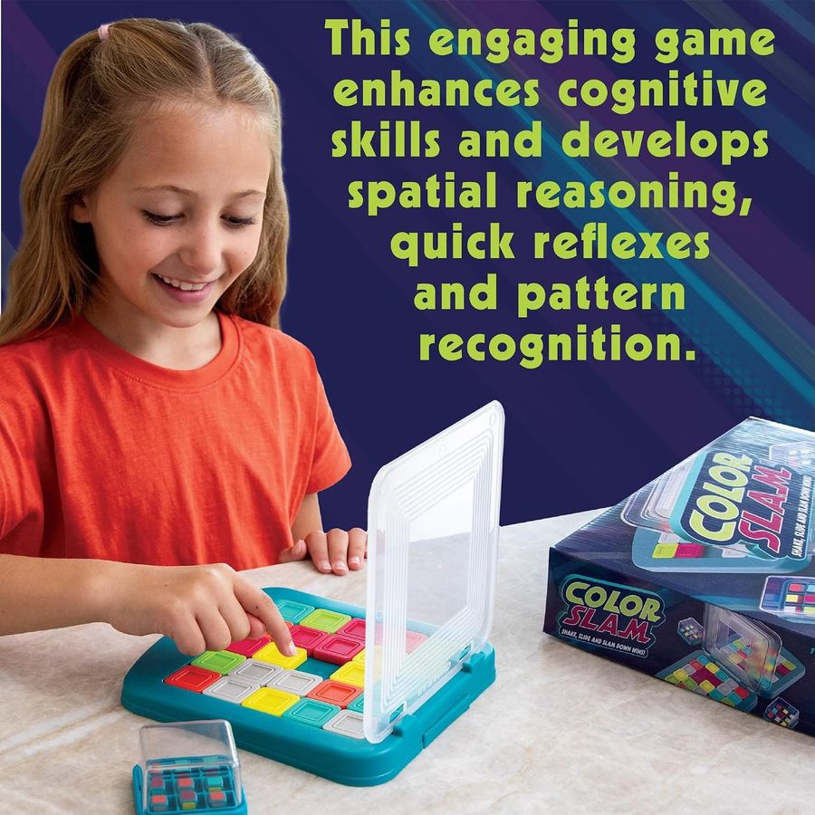 MindWare Color Slam Sliding Puzzle Game, view 6