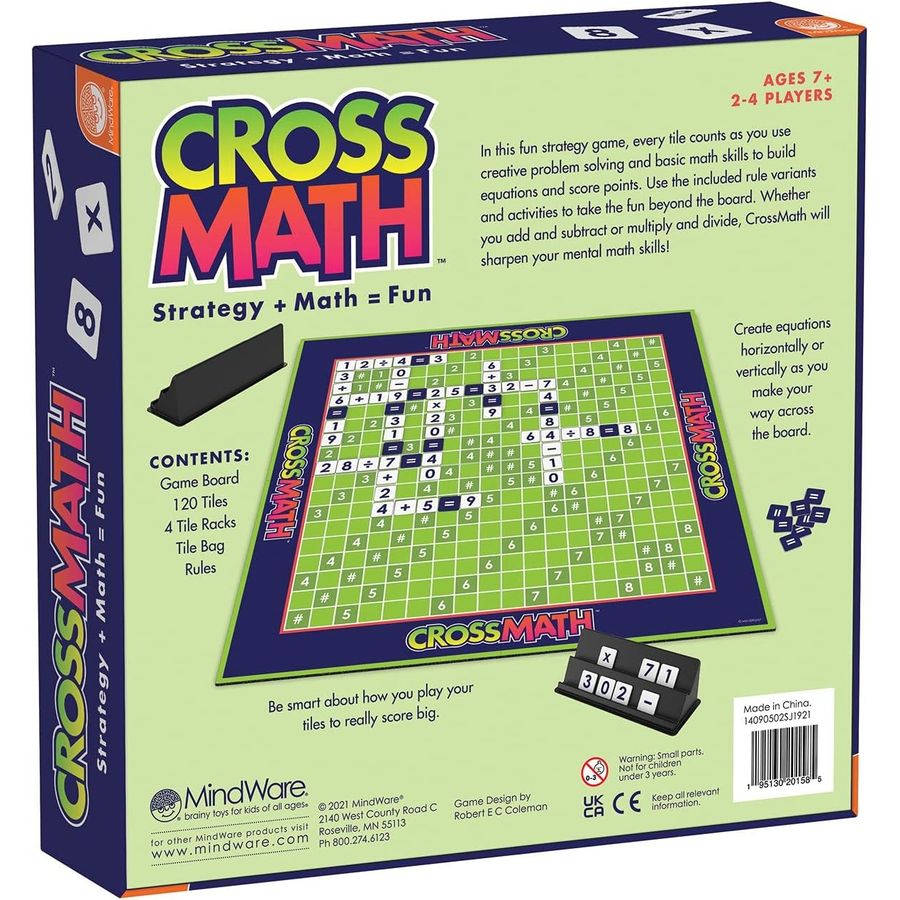 MindWare CrossMath Number Crossword Game, view 5