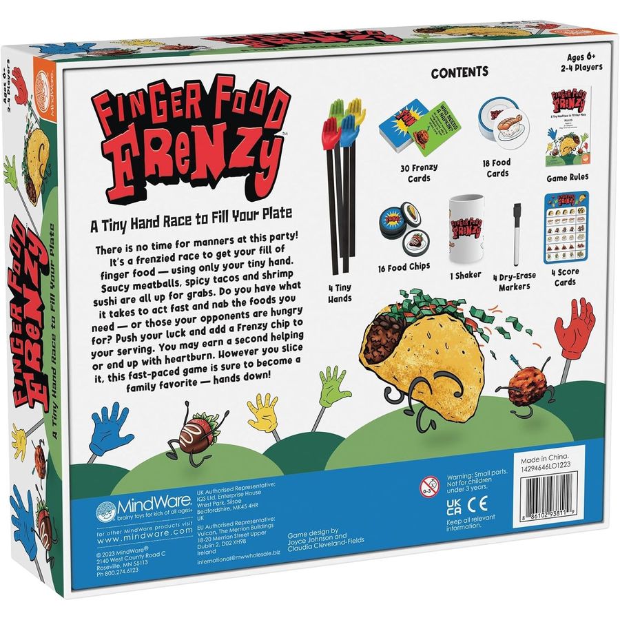 MindWare Finger Food Frenzy Board Game, view 6