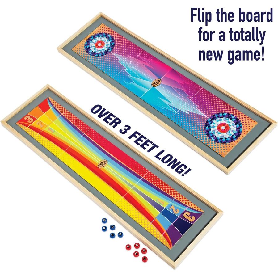 MindWare Grey Duck Shuffleboard Curling Tabletop Game, view 3
