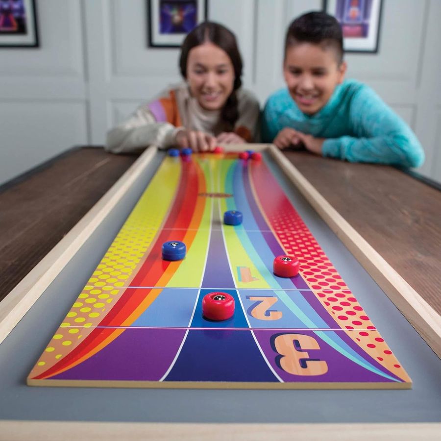 MindWare Grey Duck Shuffleboard Curling Tabletop Game, view 4