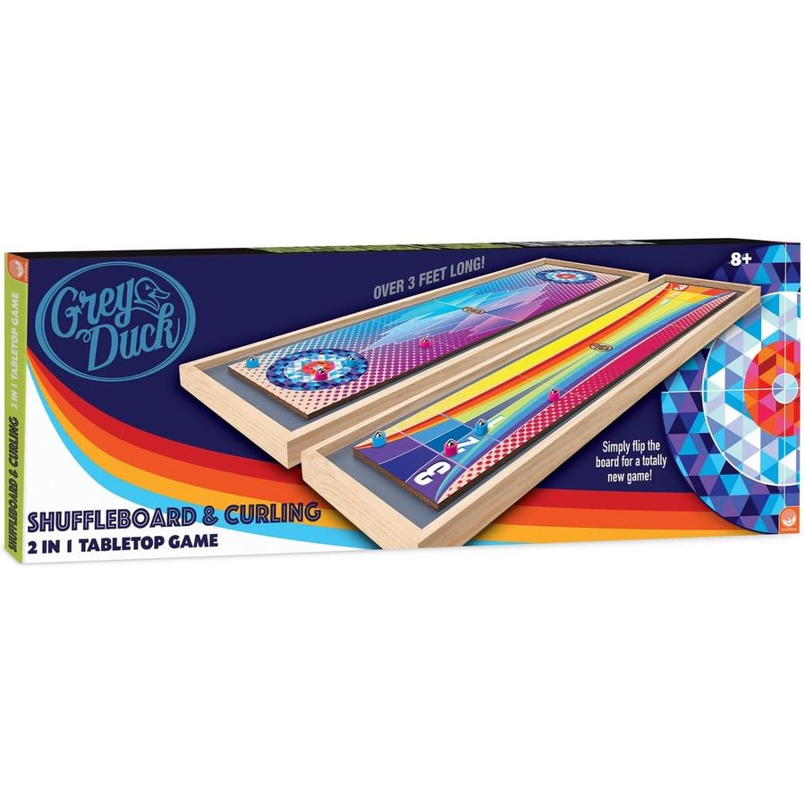 MindWare Grey Duck Shuffleboard Curling Tabletop Game