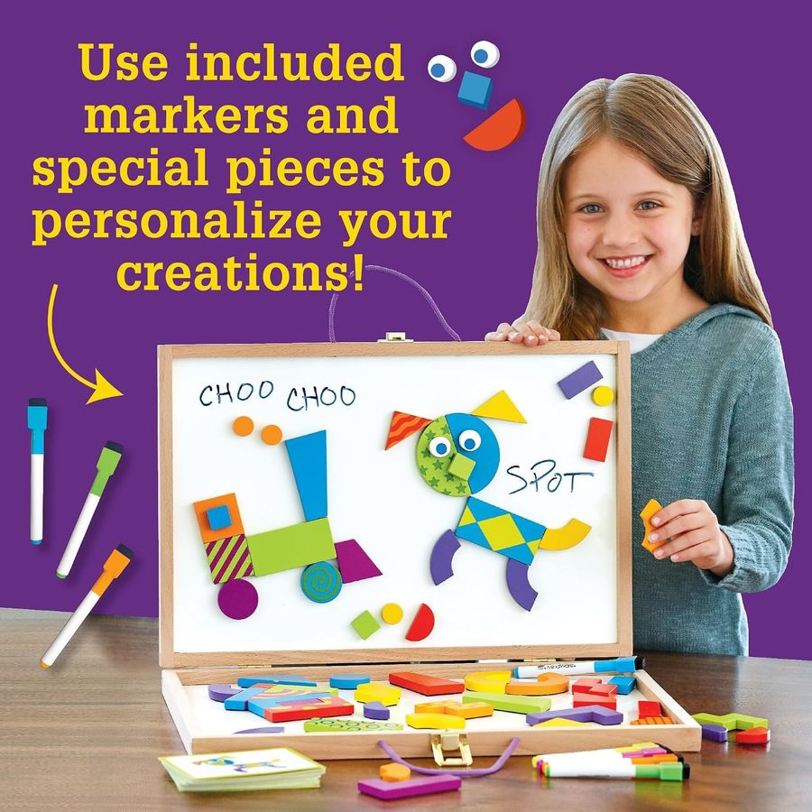MindWare Imagination Patterns Deluxe Magnetic Set, view 4