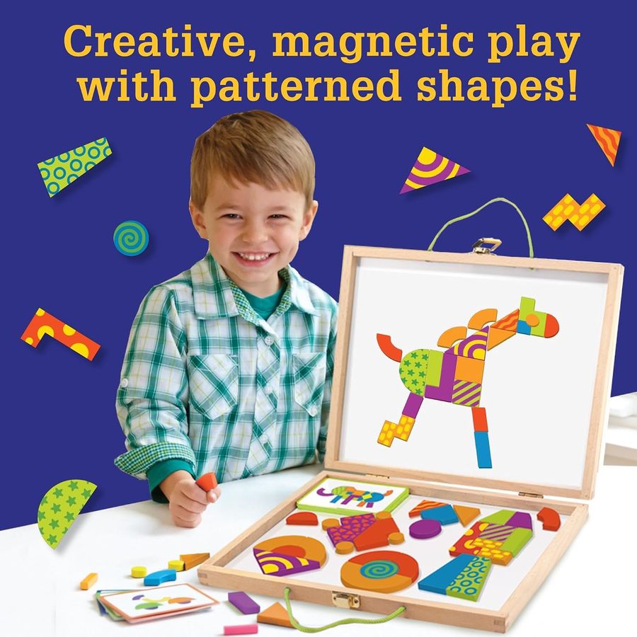 MindWare Imagination Patterns Magnetic Blocks Case, view 2