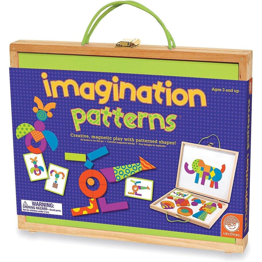 MindWare Imagination Patterns Magnetic Blocks Case, view 4