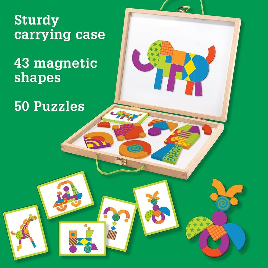 MindWare Imagination Patterns Magnetic Blocks Case, view 5