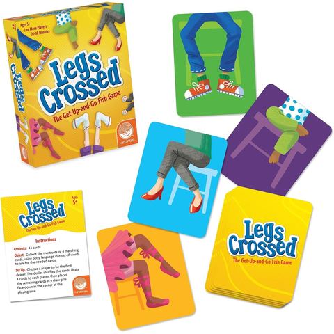 MindWare Legs Crossed Get-Up and Go-Fish Card Game