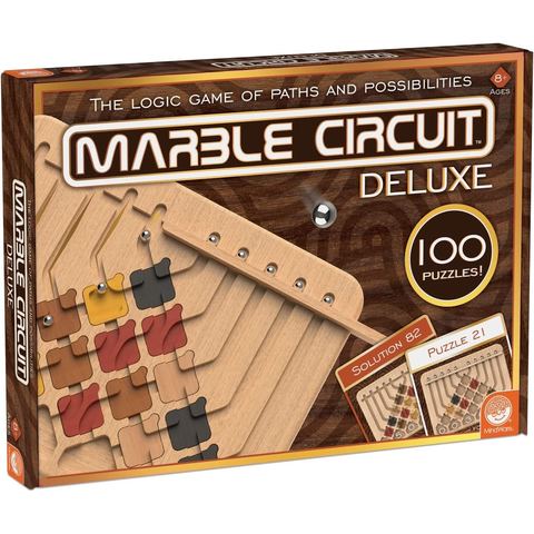 MindWare Marble Circuit Deluxe Wood Puzzle Set