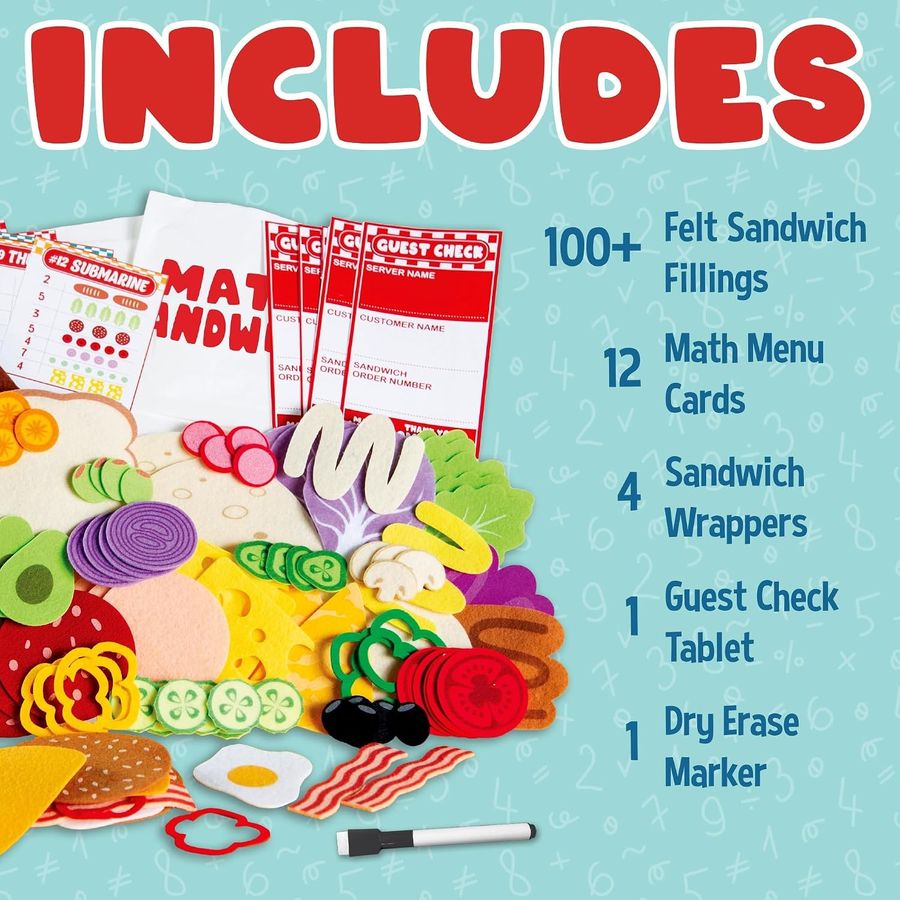 MindWare Peaceable Kingdom Math Sandwich Game, view 3
