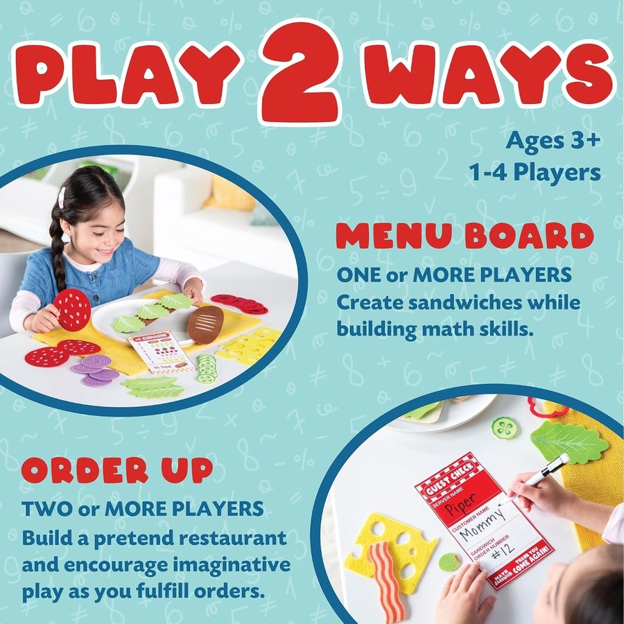 MindWare Peaceable Kingdom Math Sandwich Game, view 4