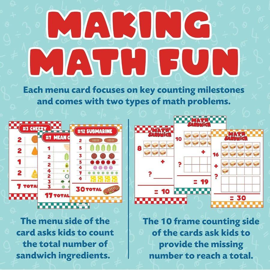 MindWare Peaceable Kingdom Math Sandwich Game, view 5