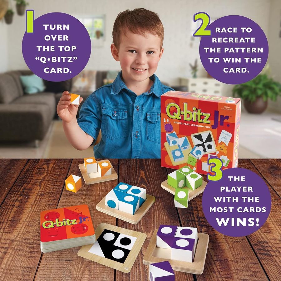 MindWare Q-bitz Jr. Pattern Cube Game, view 6