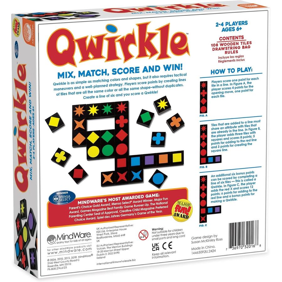 MindWare Qwirkle Board Game, view 6
