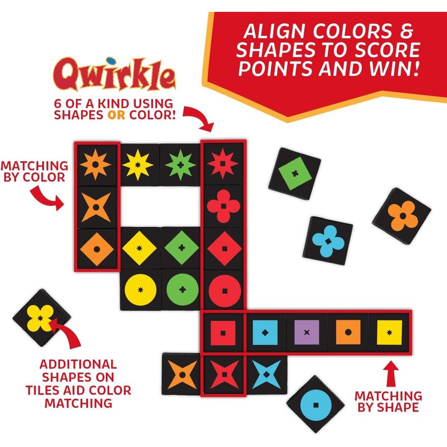 MindWare Qwirkle Color Blind Friendly Edition, view 3