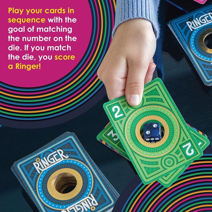 MindWare Ringer Dice and Card Game, view 4