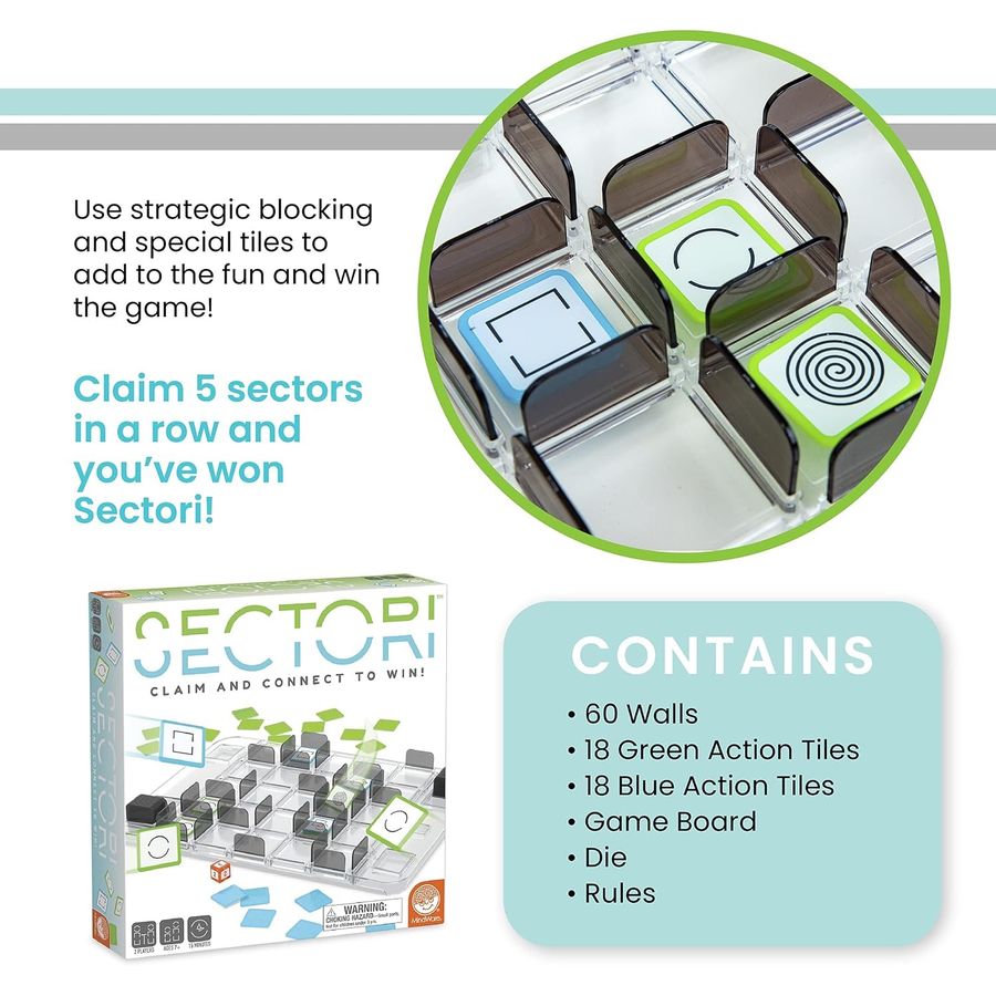 MindWare Sectori Two-Player Strategy Game, view 4