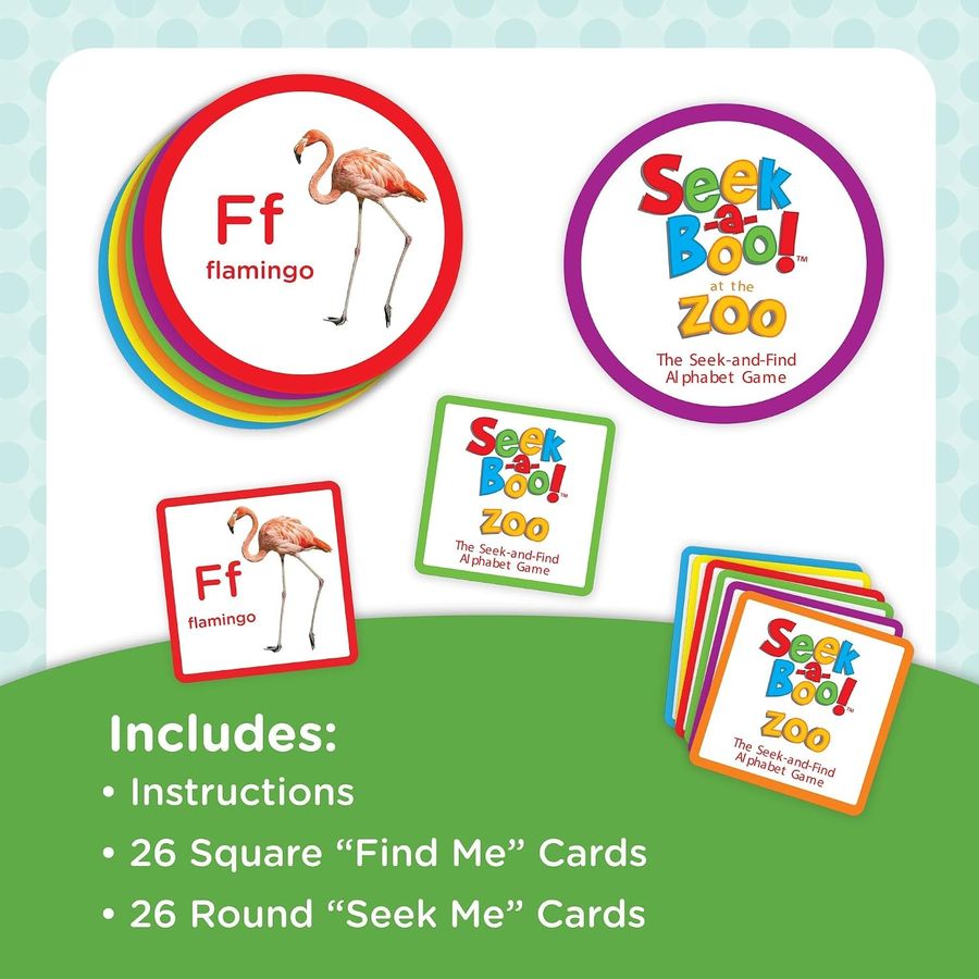 MindWare Seek-a-Boo at the Zoo Alphabet Game, view 2