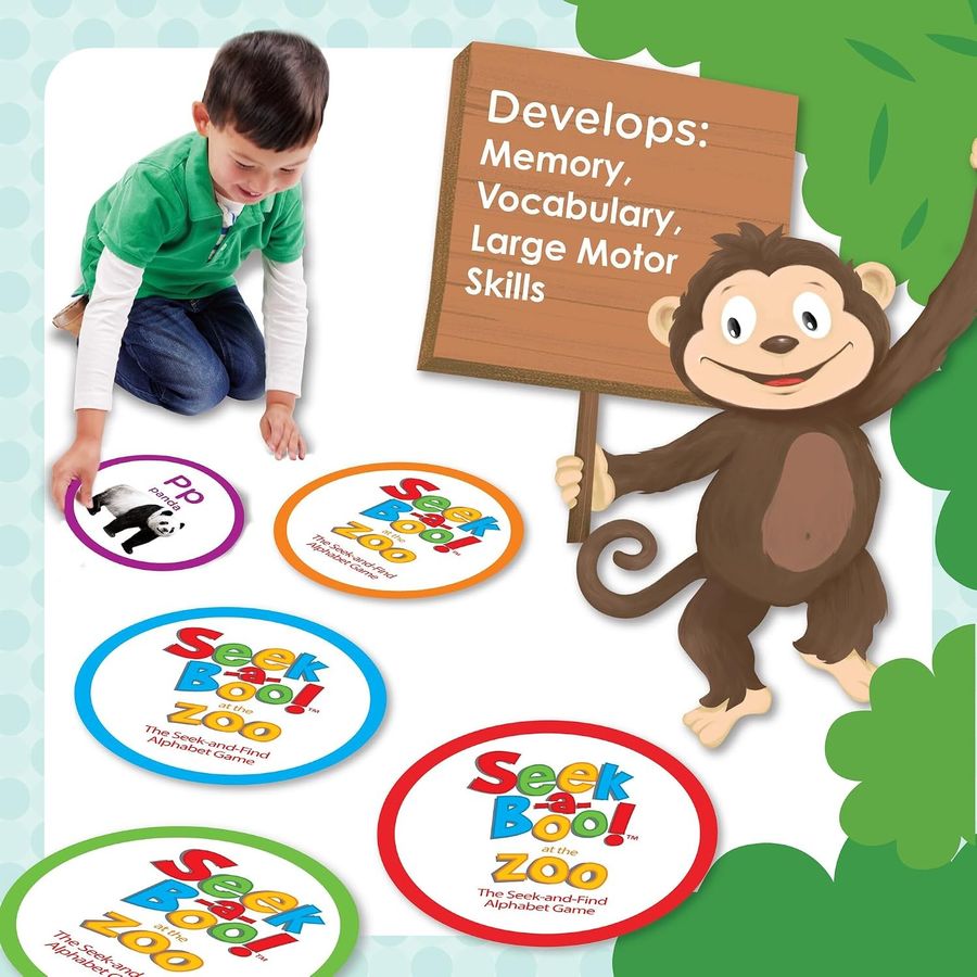 MindWare Seek-a-Boo at the Zoo Alphabet Game, view 6