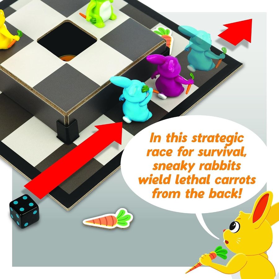 MindWare Stabbits Bunny Battle Board Game, view 4