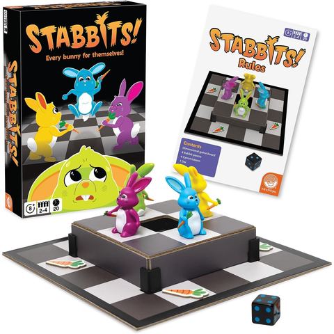 MindWare Stabbits Bunny Battle Board Game