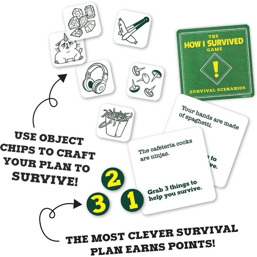 MindWare The How I Survived Card Game, view 4