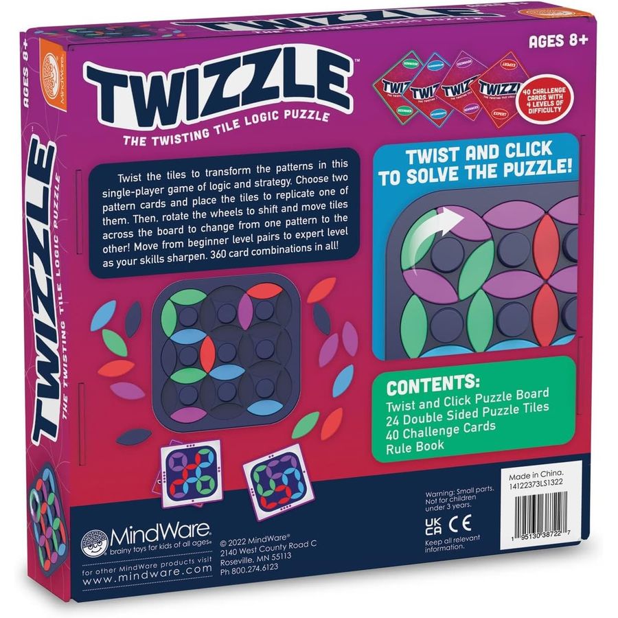 MindWare Twizzle Twisting Tile Logic Puzzle, view 5