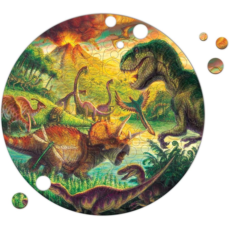Peaceable Kingdom 3D Dinosaur Puzzle with Suction Cup, view 2