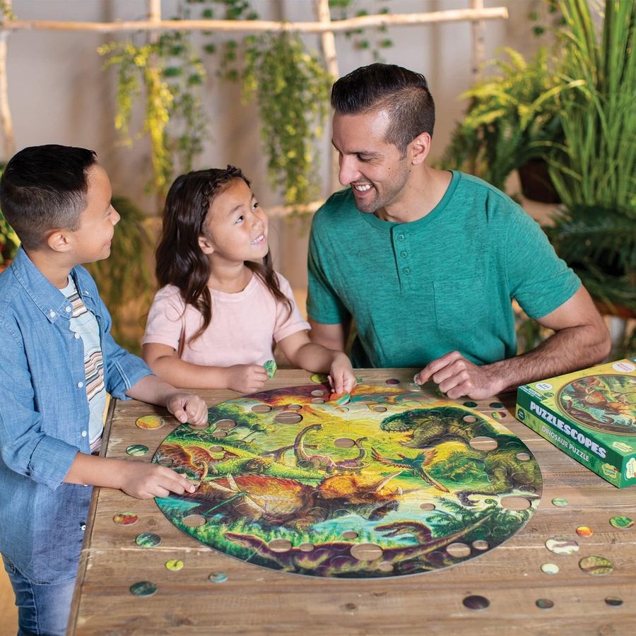 Peaceable Kingdom 3D Dinosaur Puzzle with Suction Cup, view 6