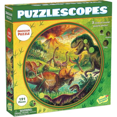 Peaceable Kingdom 3D Dinosaur Puzzle with Suction Cup