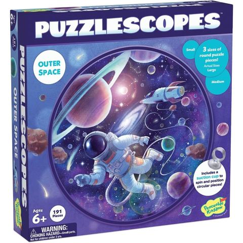 Peaceable Kingdom 3D Space Puzzle with Suction Cup