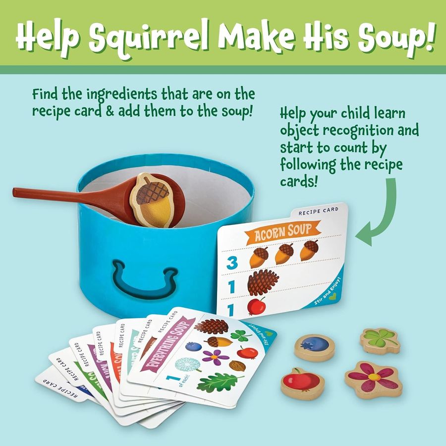 Peaceable Kingdom Acorn Soup Toddler Game, view 3