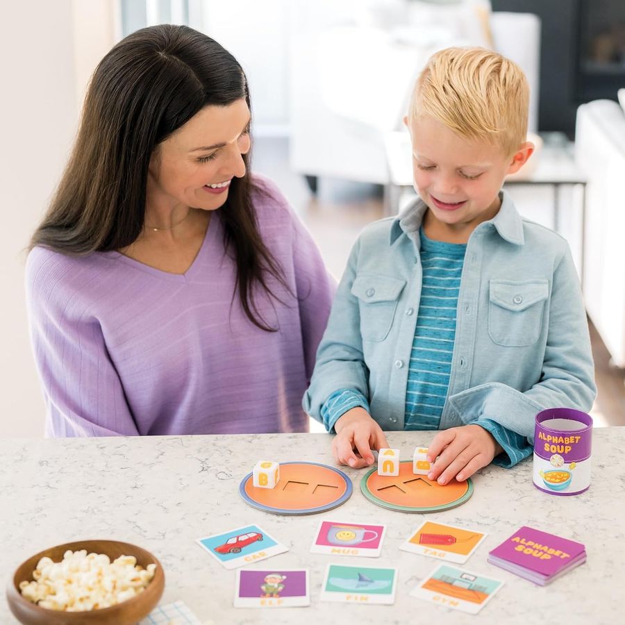 Peaceable Kingdom Alphabet Soup Spelling Game, view 5