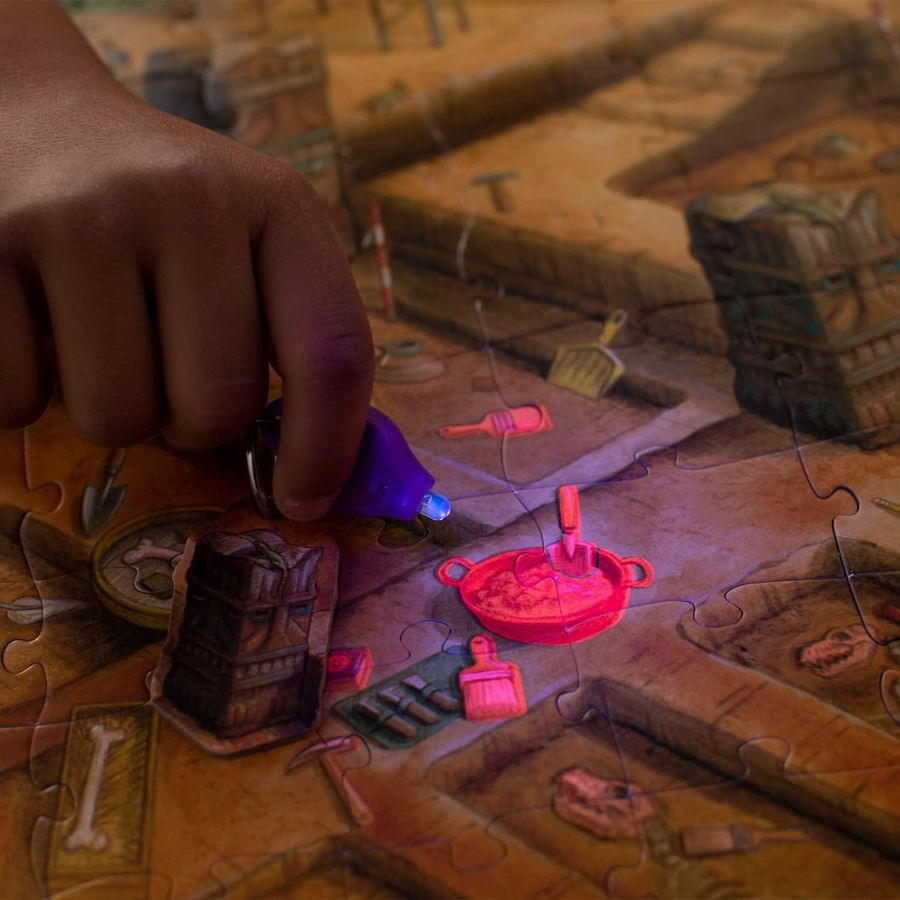Peaceable Kingdom Ancient Ruins Seek and Find Glow Puzzle, view 2