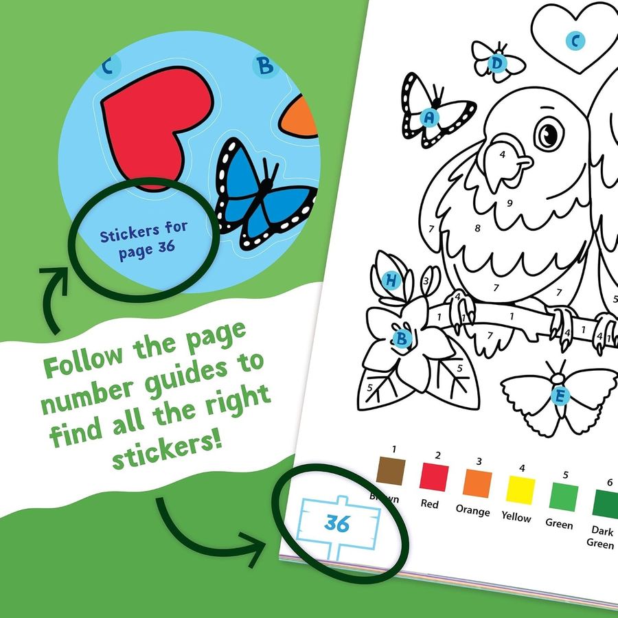 Peaceable Kingdom Animals Sticker Activity Book, view 6