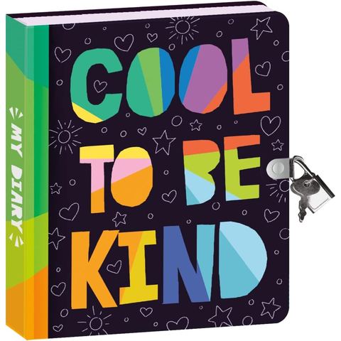 Peaceable Kingdom Be Kind Lock and Key Diary