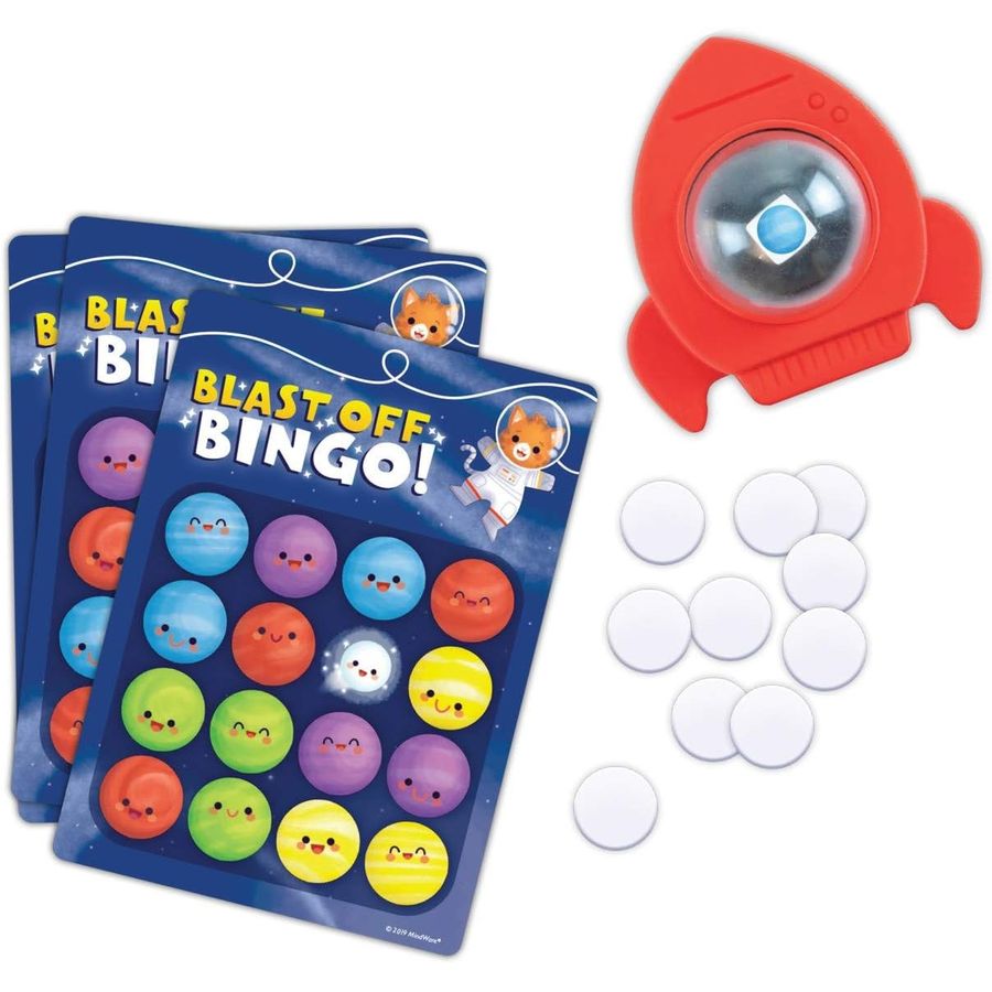 Peaceable Kingdom Blast-Off Bingo Color Matching Game, view 2