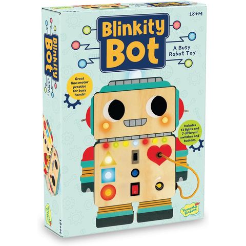 Peaceable Kingdom Blinkity Bot Light-Up Busy Board
