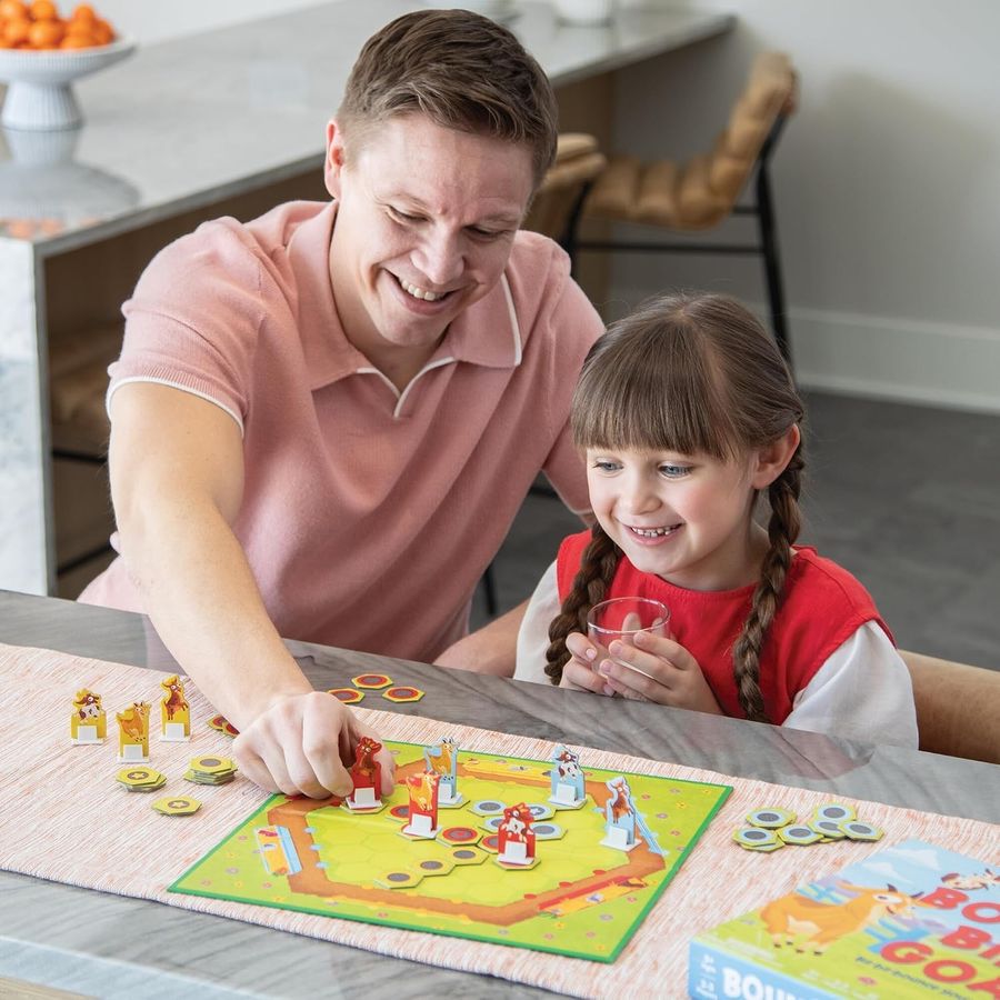 Peaceable Kingdom Bouncin' Billy Goats Board Game, view 6
