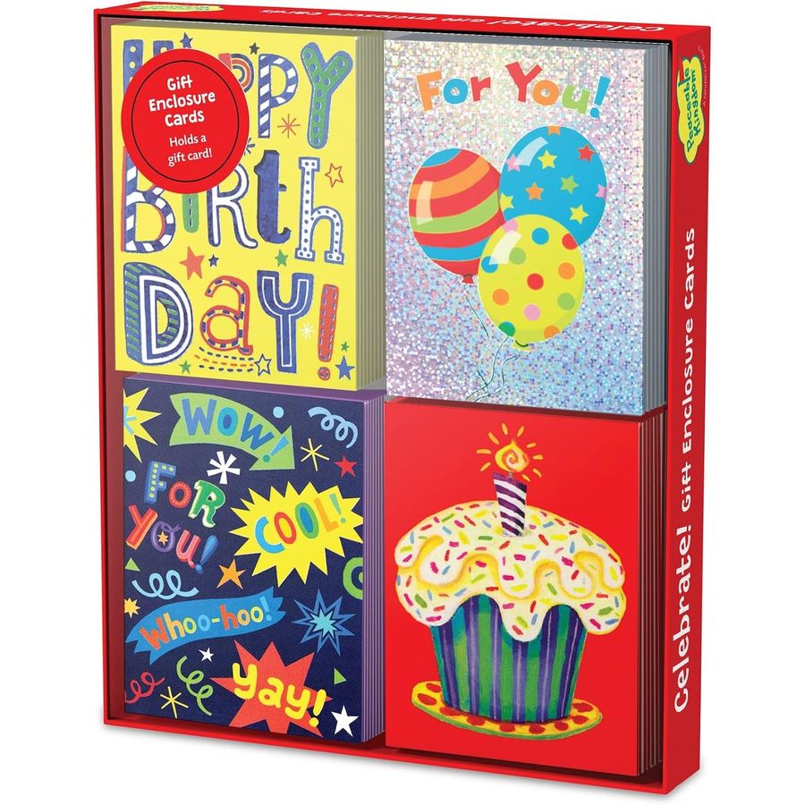 Peaceable Kingdom Celebration Enclosure Card Assortment, view 2