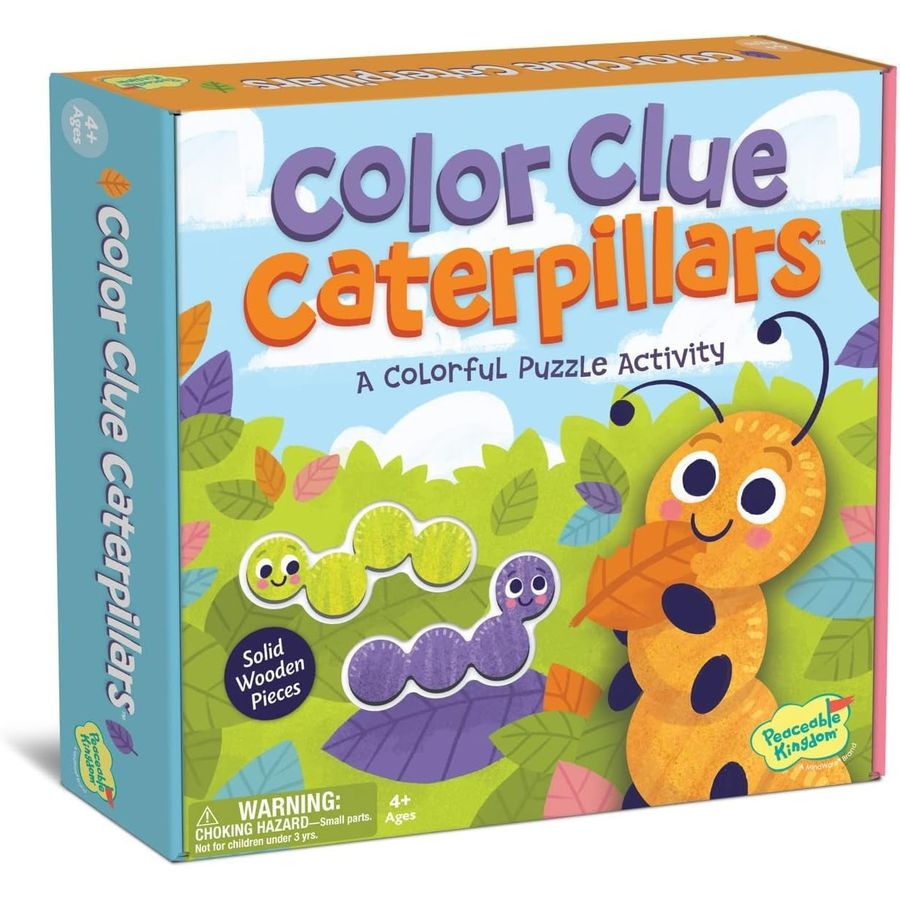 Peaceable Kingdom Color Clue Caterpillars Magnetic Puzzles, view 4