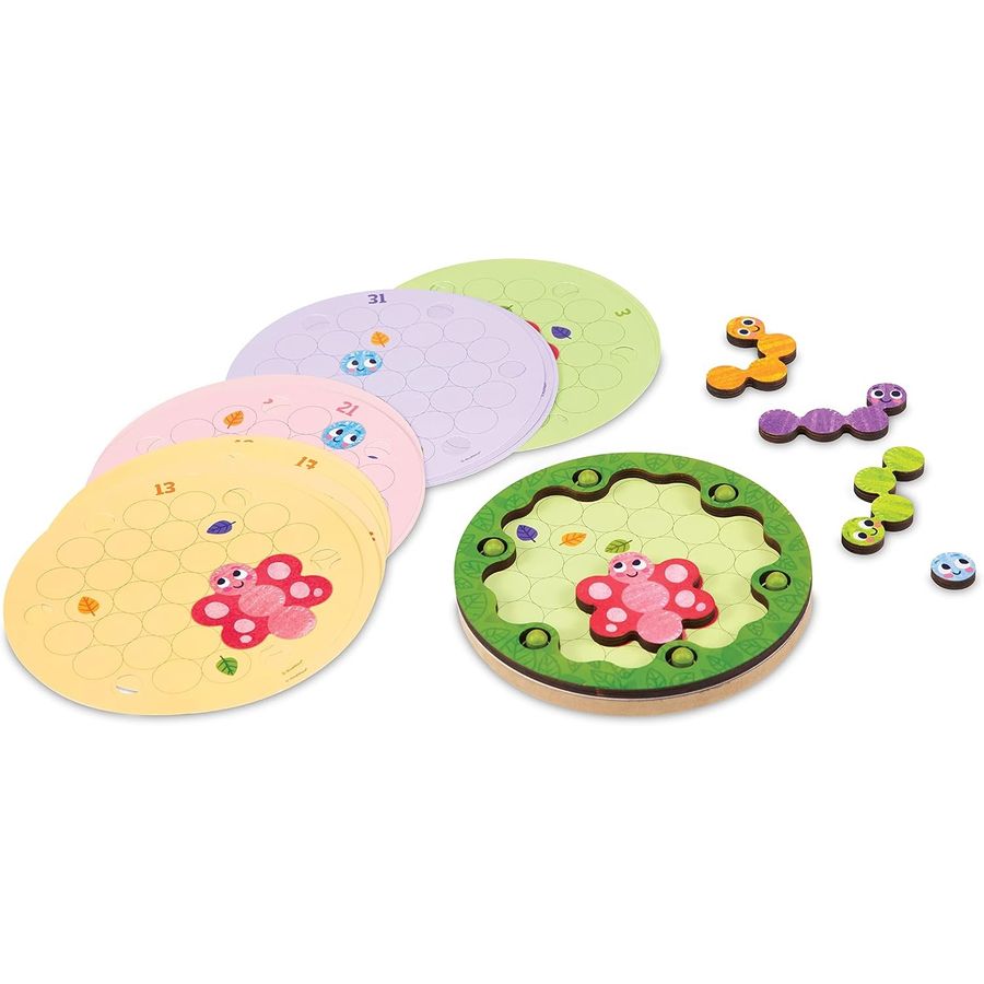 Peaceable Kingdom Color Clue Caterpillars Magnetic Puzzles, view 6