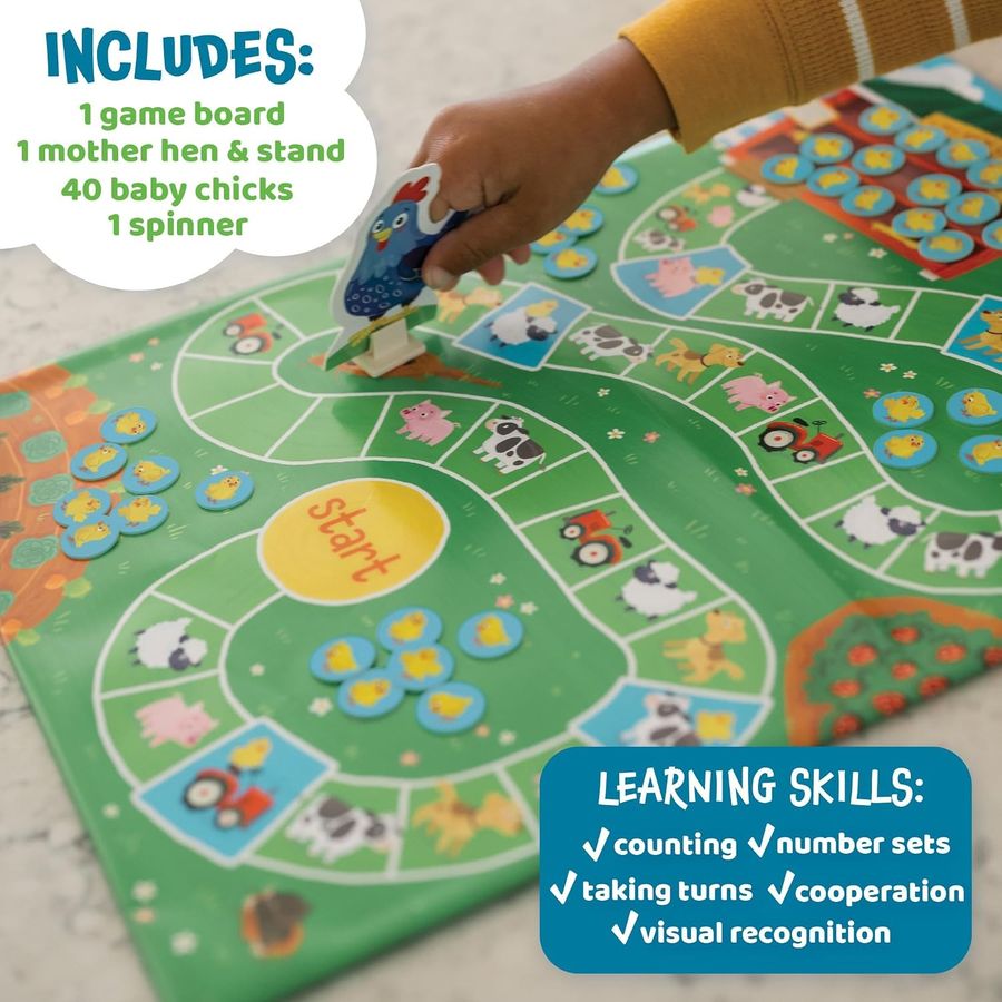Peaceable Kingdom Count Your Chickens Game, view 5