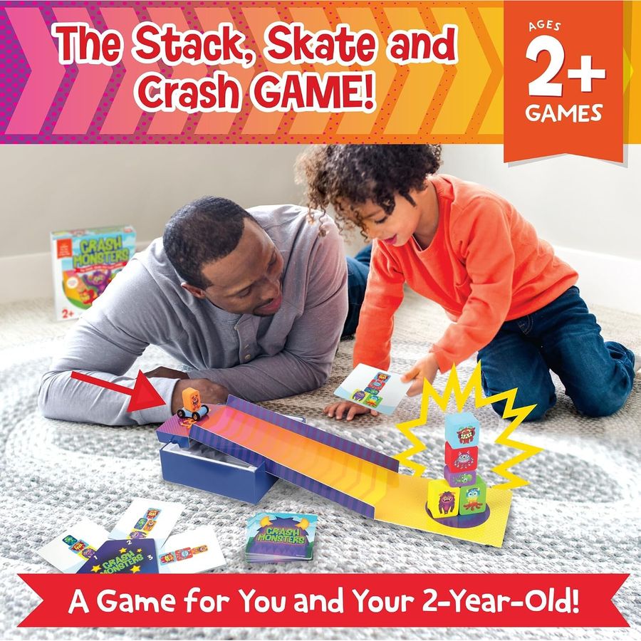 Peaceable Kingdom Crash Monsters Toddler Game, view 2
