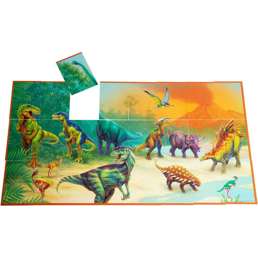Peaceable Kingdom Dinosaur Match Up Game and Floor Puzzle, view 3
