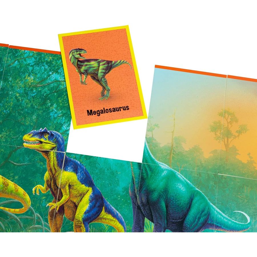 Peaceable Kingdom Dinosaur Match Up Game and Floor Puzzle, view 4