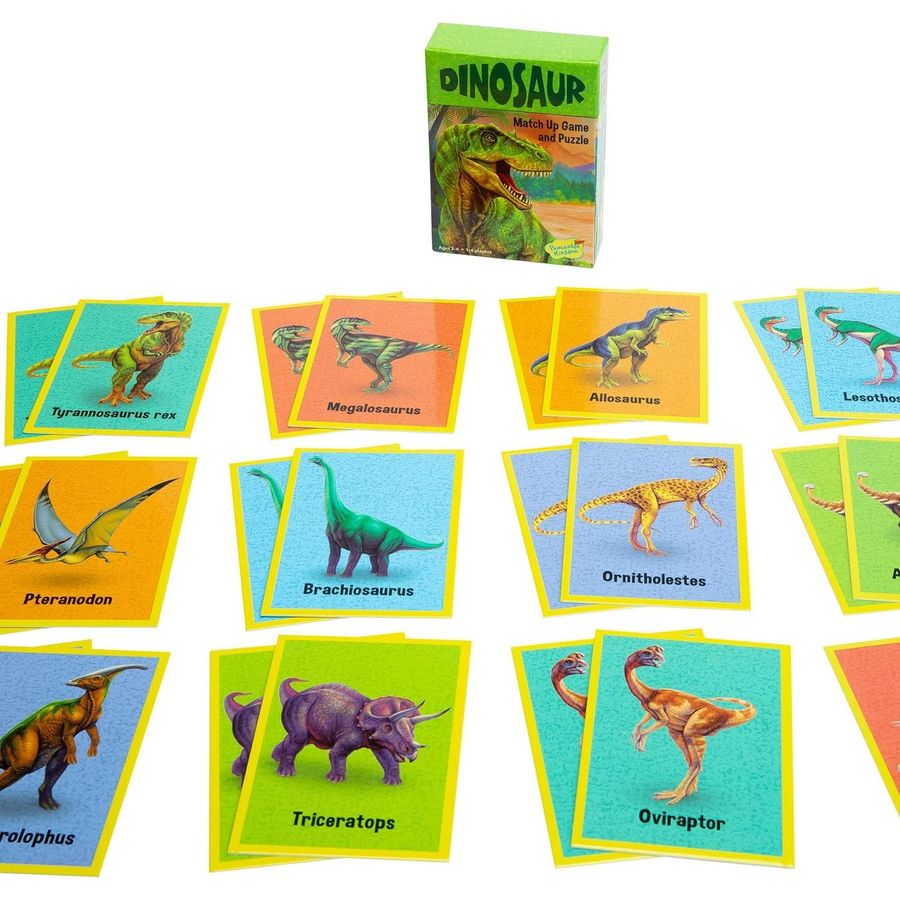 Peaceable Kingdom Dinosaur Match Up Game and Floor Puzzle, view 5