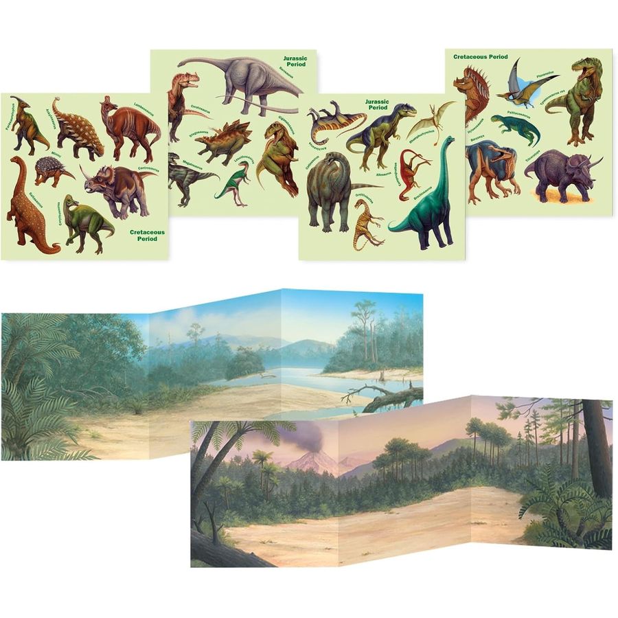 Peaceable Kingdom Dinosaur Reusable Sticker Tote, view 2