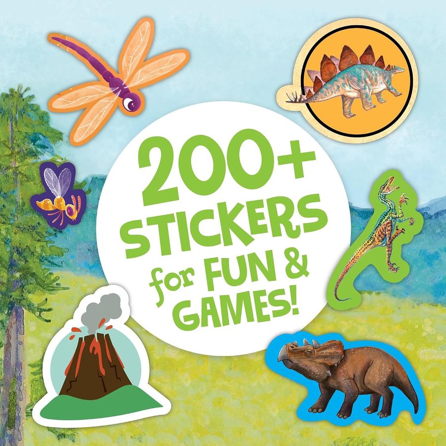 Peaceable Kingdom Dinosaur Sticker Activity Book, view 3