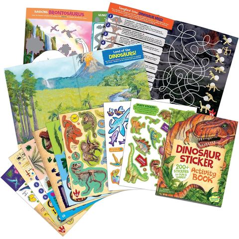 Peaceable Kingdom Dinosaur Sticker Activity Book