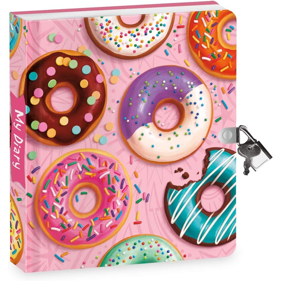 Peaceable Kingdom Donut Lock and Key Diary